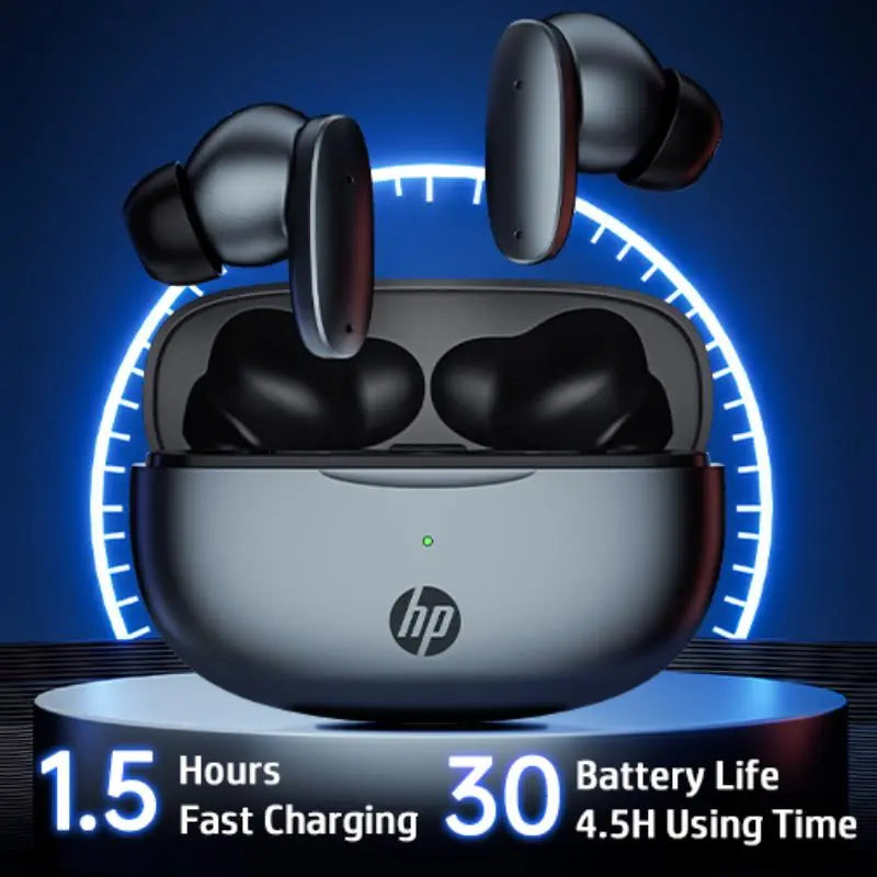 HP H10I True Wireless Earbuds, Noise-Cancelling Sports Earphones, IPX4 Water-Resistant, Touch Controls, Ideal Gift for Friends, Audio #GLOBAL PICKS