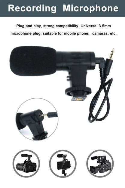 Phone Video Kit with LED Light, Microphone & Tripod — Portable Handheld Stabilizer for Vlogging, Selfies & Content Creation