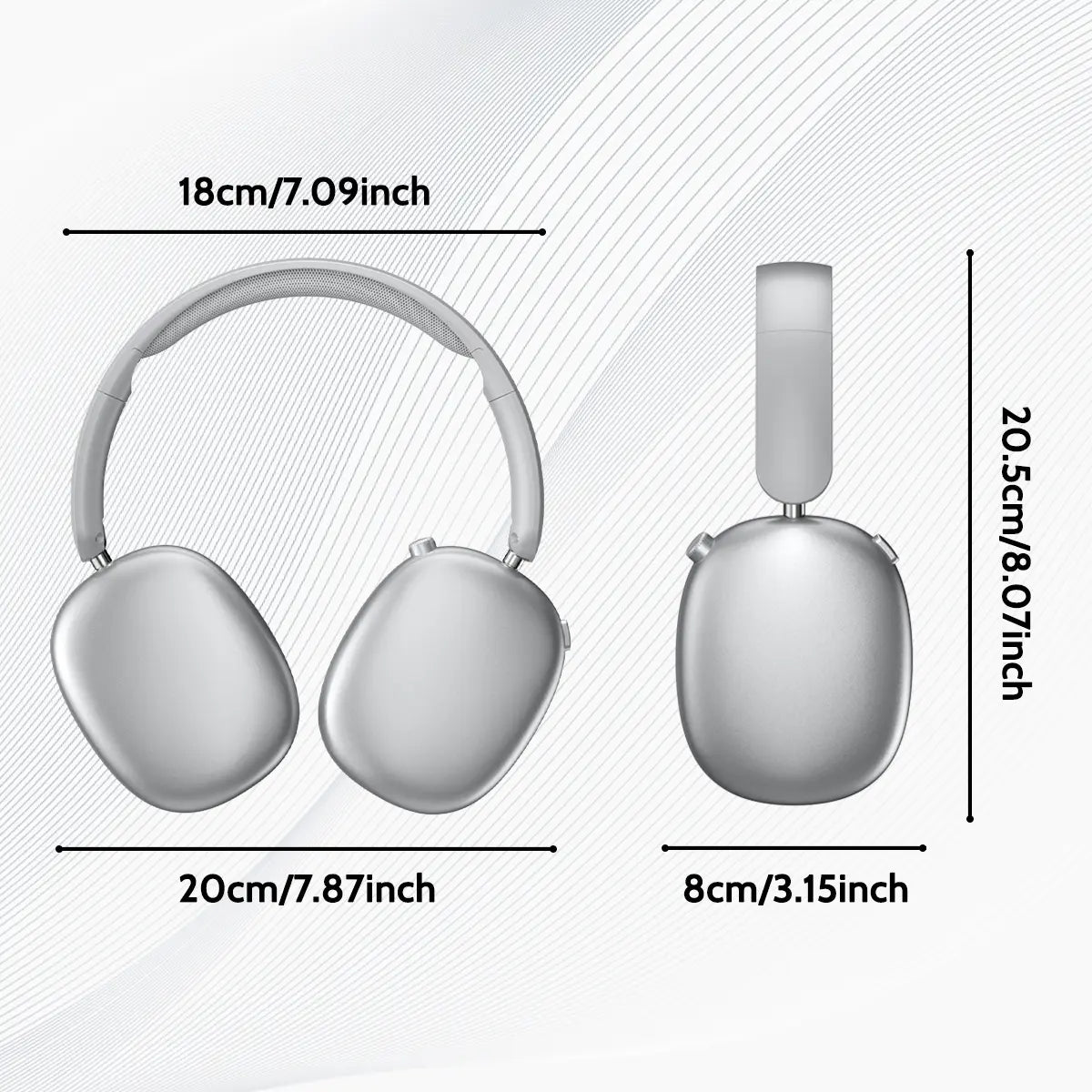 Wireless Over-Ear Headphone,Bluetooth-Compatible Headset for Sports,Gaming Summerwins