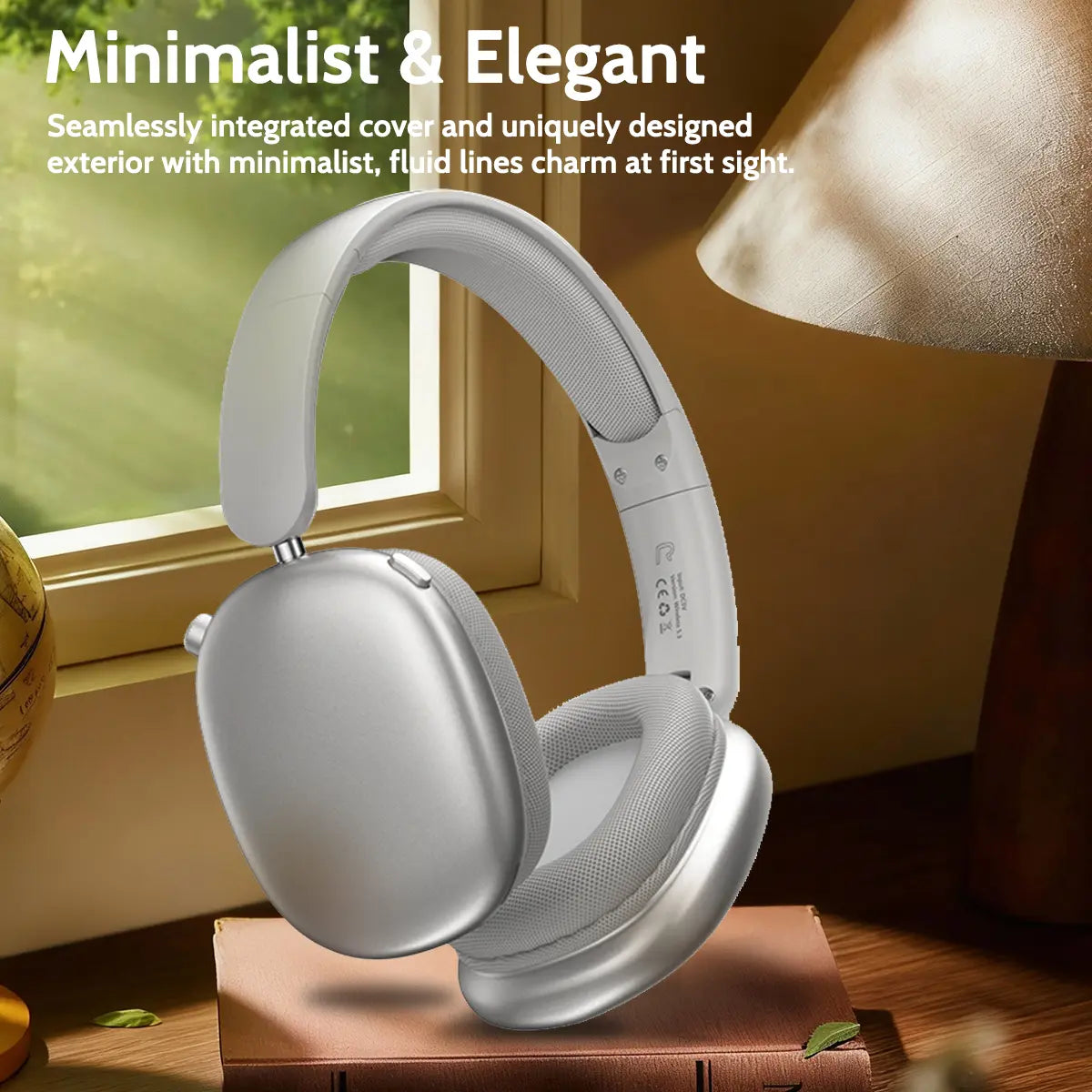 Wireless Over-Ear Headphone,Bluetooth-Compatible Headset for Sports,Gaming Summerwins